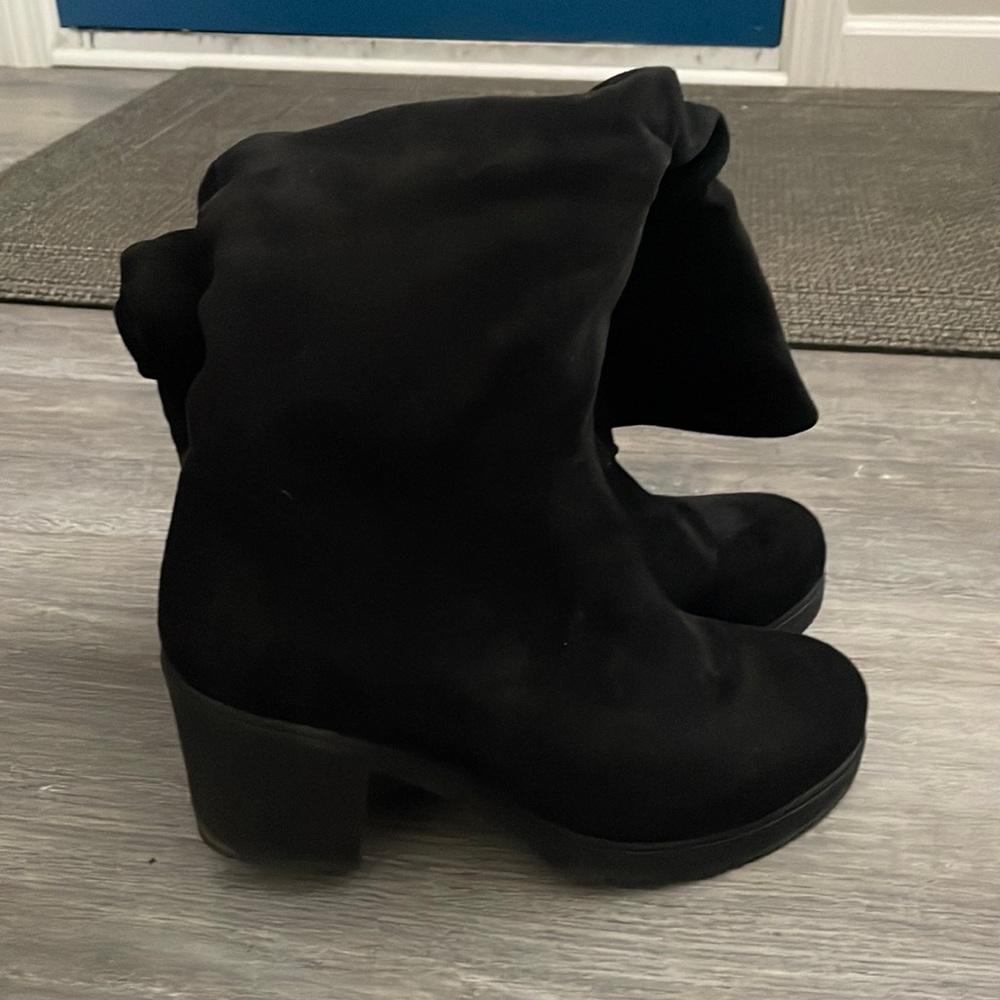 Dream Pairs Black Suede Boots